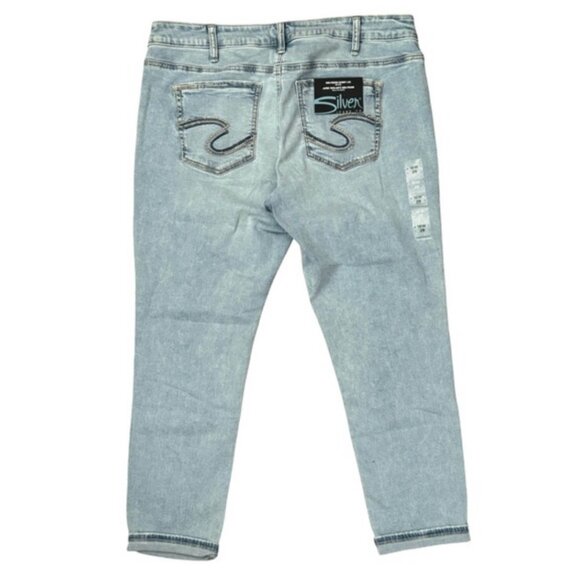 Silver Jeans • Girlfriend Skinny Mid Rise • Women’s 16 • 29" Inseam - Picture 2 of 8